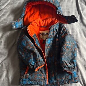 OshKosh B'gosh Kids' Vibrant Blue and Orange Raincoat